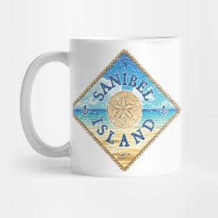 Sanibel Island, Florida, with Sand Dollar and Beach Mug